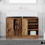vidaXL Cabinet chiuvetă Lemn vechi 90x29x55 cm Lemn prelucrat