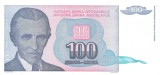 IUGOSLAVIA █ bancnota █ 100 Dinara █ 1994 █ P-139 █ UNC █ necirculata