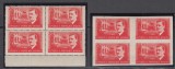 1949 LP 252 LP 252 a I.C. FRIMU BLOCURI DE 4 TIMBRE MNH