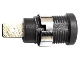 Banana Neagră 4mm 36A 1kV Aurită Poliamidă