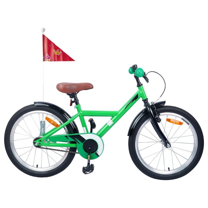 vidaXL Bicicletă pentru Copii 20 Inci pentru 6-11 ani Verde 42009646