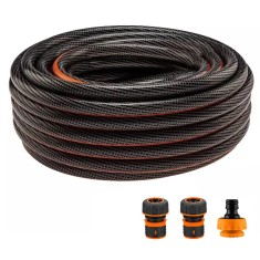 Furtun de gradina, 6 straturi, antirasucire, cu 2 cuple si adaptor, 3/4&quot;, 30 m, NEO
