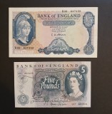 Bancnote de hartie ANGLIA-5 LIRE--NEcirculate-Rarre-
