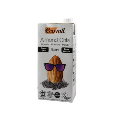 Bautura de Migdale cu Chia fara Zahar Bio 1L Ecomil foto