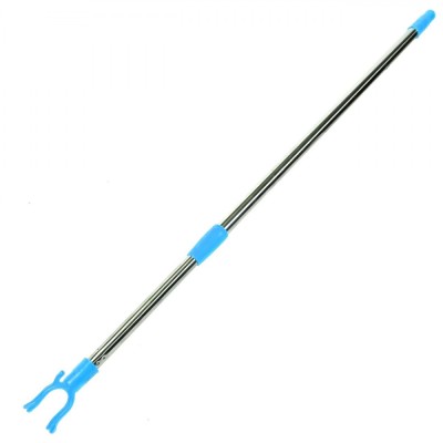 Bară Telescopică Dulap, Model 135cm, Plastic și Metal, Albastru foto