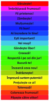Sticker Scari - Indemnuri motivationale - 20 folii de 10x100 cm foto