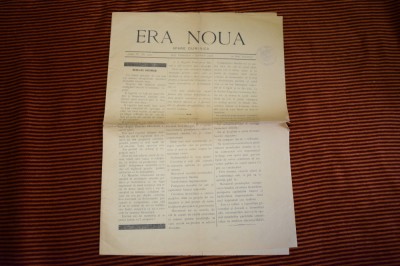 revista Era noua 1900 Iasi foto