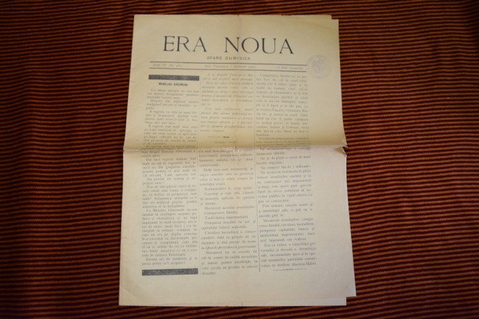 revista Era noua 1900 Iasi