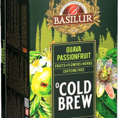 Ceai asortat Cold Brew Guava & Passion Fruit, 20 plicuri, Basilur