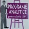 Programe analitice pentru clasele I-IV