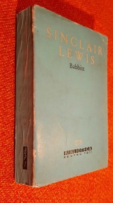 Babbitt - Sinclair Lewis 1965 foto