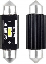 Becuri LED CANBUS 1860 1SMD UltraBright Festoon C5W C10W C3W 39mm Alb 12V/24V foto