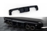 Difuzor Maxton Design potrivit pentru bara din spate a BMW M4 G82 Coupe, G83 Cabriolet, M3 G80 Sedan, G81 Touring dupa 2021 -oo--oo-, lac negru Perfor