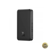 Baterie Externa Wireless Baseus Magnetic Mini 5000mAh 20W PD + FQI 1 x QI - 1 x USB-C Neagra P10022107113-00