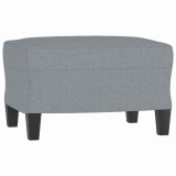 Cumpara ieftin Taburet, gri deschis, 60x50x41 cm, material textil
