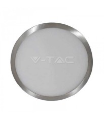 Plafoniera aplicata argintie LED 6W 420lm 3000K lumina calda V-TAC foto