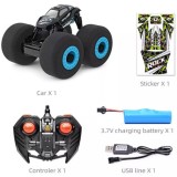 Cumpara ieftin Masinuta Telecomanda iUni F03 Monster Truck 2.4GHz Albastru Scara 1:16 Roti Burete Autonomie 20 Min 22x23x18cm