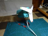 Ventilator de masa vintage space age / Severin 3710 -oscilo