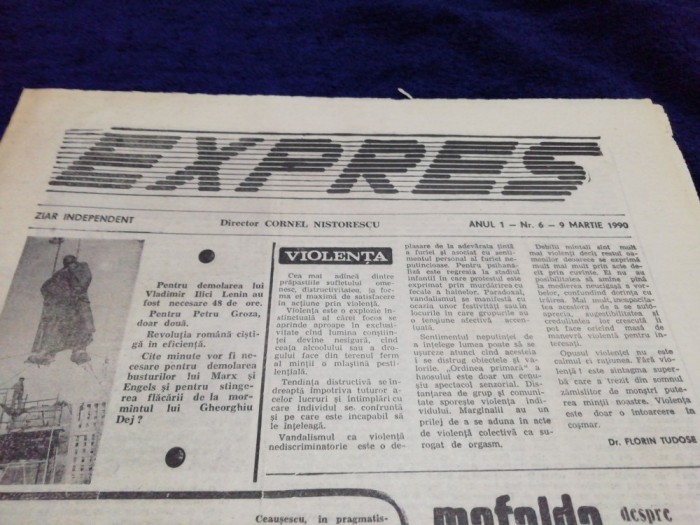 ZIARUL EXPRES NR 6 9 MARTIE 1990