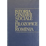 ISTORIA GANDIRII SOCIALE SI FILOZOFICE IN ROMANIA - C. I. GULIAN, 1964