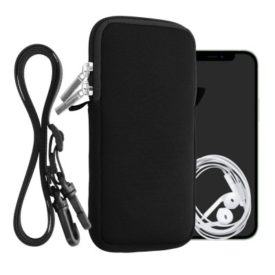 Husa Universala Kwmobile marime XXL - 7 inch, Neopren, Negru, 58700.5.01 foto
