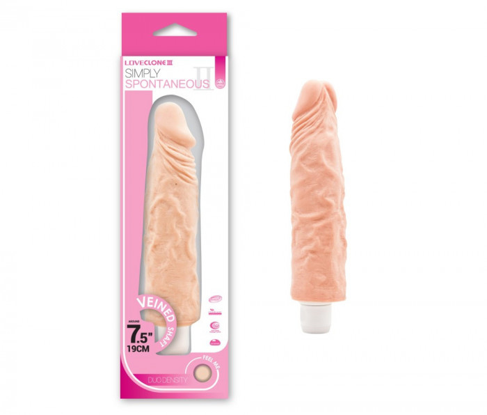 Vibrator Realistic Simply Spontaneous, Natural, 19 cm