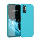 Cumpara ieftin Husa pentru Xiaomi Redmi Note 10 5G, Silicon, Albastru, 54947.223, kwmobile, Carcasa