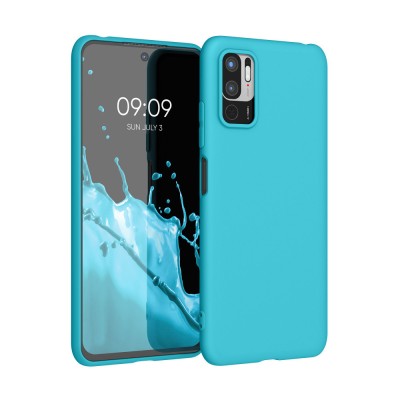 Husa pentru Xiaomi Redmi Note 10 5G, Silicon, Albastru, 54947.223, kwmobile foto