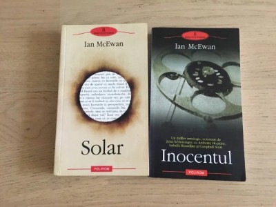Pachet 2 carti Ian McEwan: Inocentul si Solar foto