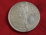 Moneda Argint Romania - 1 Leu 1914 / Regele Carol I !