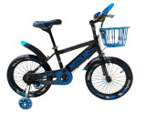 Bicicleta copii Piccolino 12 inch albastru, Oem