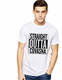 Cumpara ieftin Tricou alb barbati - Straight Outta Covasna - M, THEICONIC