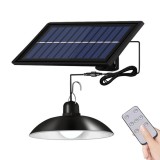 Cumpara ieftin Lampa Solara Suspendata XF-707 cu Telecomanda, 400lm, IP65, Alb Rece, Unghi 120&deg;, Timp Iluminare 5h