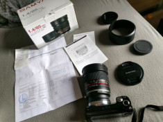 Obiectiv Samyang f1,4 85 mm AS IF UMC - montura Canon, Sony nex foto