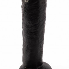 Dildo Realistic Cu Ventuza Louis, Negru, 31.5 cm