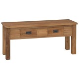 Cumpara ieftin Banca pentru hol, lemn masiv tec, 90x30x40 cm