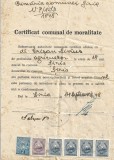 A3911N Certificat comunal de moralitate, 1948, Șiria, județul Arad