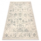 Covor de lana ABBY 486.25.LA110 OSTA Ornament, cadru, clasic bej / verde, 67x130 cm