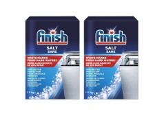 Set 2 x Sare speciala pentru masina de spalat vase Finish, 1.5 kg