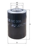Filtru ulei DAF 55, Cf; Fiat 1000, 400, 500 Serie; Iveco Eurocargo I-III; MAN Hocl, L2000, Lion&acute;S City; Mercedes Actros MP2 / MP3; Renault Trucks