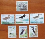 FOROYAR/FERO(Teritoriu Danez)-&#039;&#039;FAUNA-PASARI ,ETC&#039;&#039;-7val.-MNH-NESTAMP