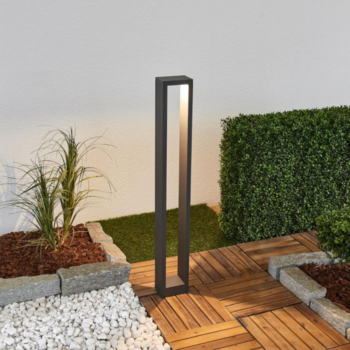 Stalp de iluminat gradina Lucande Jupp LED 90 cm IP54