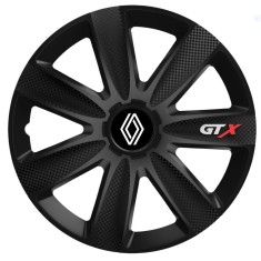 Set 4 Capace Roti GTX Negru Carbon Renault new, R16