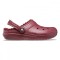 Saboti Crocs Classic Lined Clog Rosu - Garnet