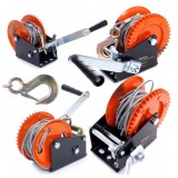 Troliu manual vinci, capacitate 544 kg 1200 lbs, lungime cablu 10 metri ,diametru 4,5 mm, Kraft