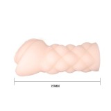 Masturbator Realist Pleasing, Multispeed, TPR, Natural, 15.3 cm, Baile