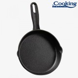 Cumpara ieftin Tigaie din fonta pura Cooking by Heinner, 24 x 4.5 cm, maner lemn