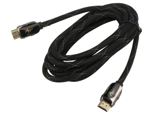 Cablu HDMI 1.4 Textil 3m Negru