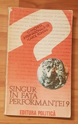 Singur in fata performantei? de Carol Roman foto