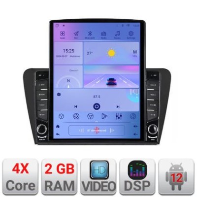 Navigatie SKODA SKODA OCTAVIA 2014-2020 Manual K-279 ecran tip TESLA 9.7&amp;quot; cu Android Radio Bluetooth Internet GPS WIFI CarStore Technology foto